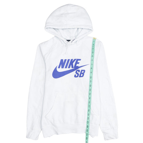 Nike SB Men's White Pullover Hoodie XS Regular Fit Skate Sweatshirt