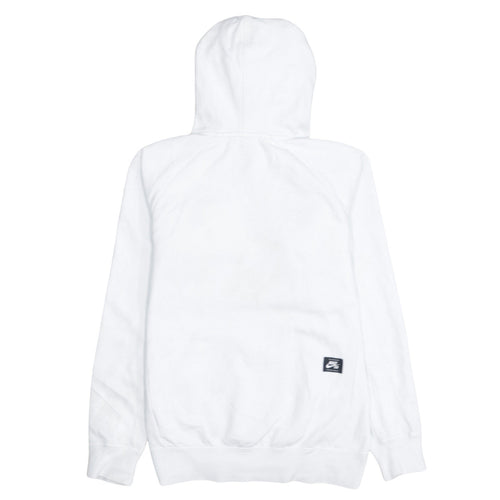 Nike SB Men's White Pullover Hoodie XS Regular Fit Skate Sweatshirt