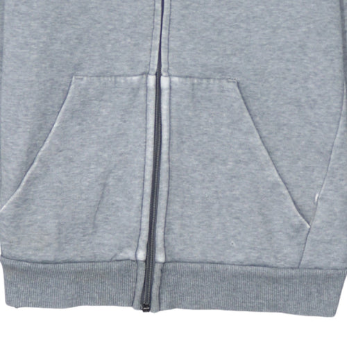 Puma Boys Grey Full Zip Hoodie Size 13-14 Years Graphic Print Sportswear