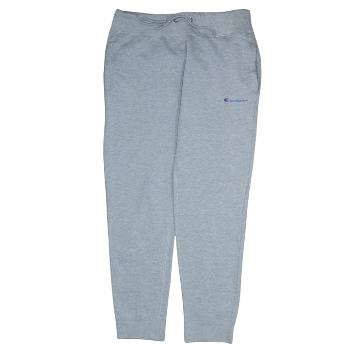 Champion Men's Grey Jogger Trousers Medium Cotton Blend