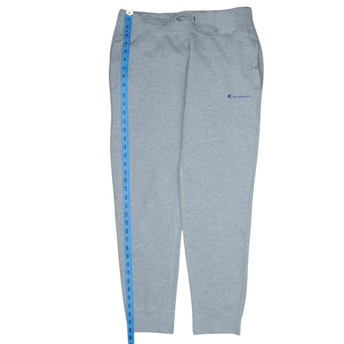 Champion Men's Grey Jogger Trousers Medium Cotton Blend