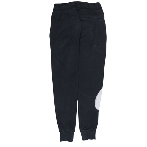 Nike Men's Black Jogger Sweatpants Small Logo Tapered Fit