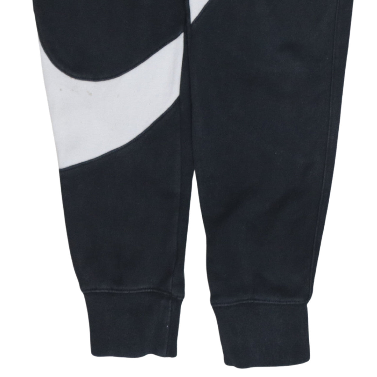 Nike Men's Black Jogger Sweatpants Small Logo Tapered Fit