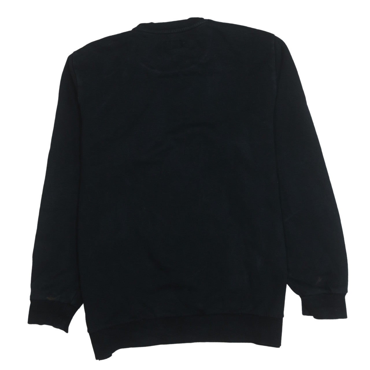 Converse Mens Black 2XL Crew Neck Pullover Sweatshirt