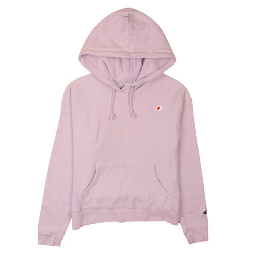 Champion Womens Lilac Reverse Weave Pullover Hoodie Large