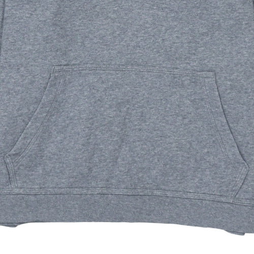 Nike Boys Grey Pullover Hoodie XL (158-170cm) Classic Fit Logo Sweatshirt