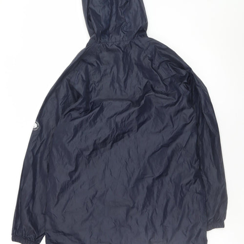 Cotton Traders Men's Blue XS Lightweight Hooded Windbreaker Jacket