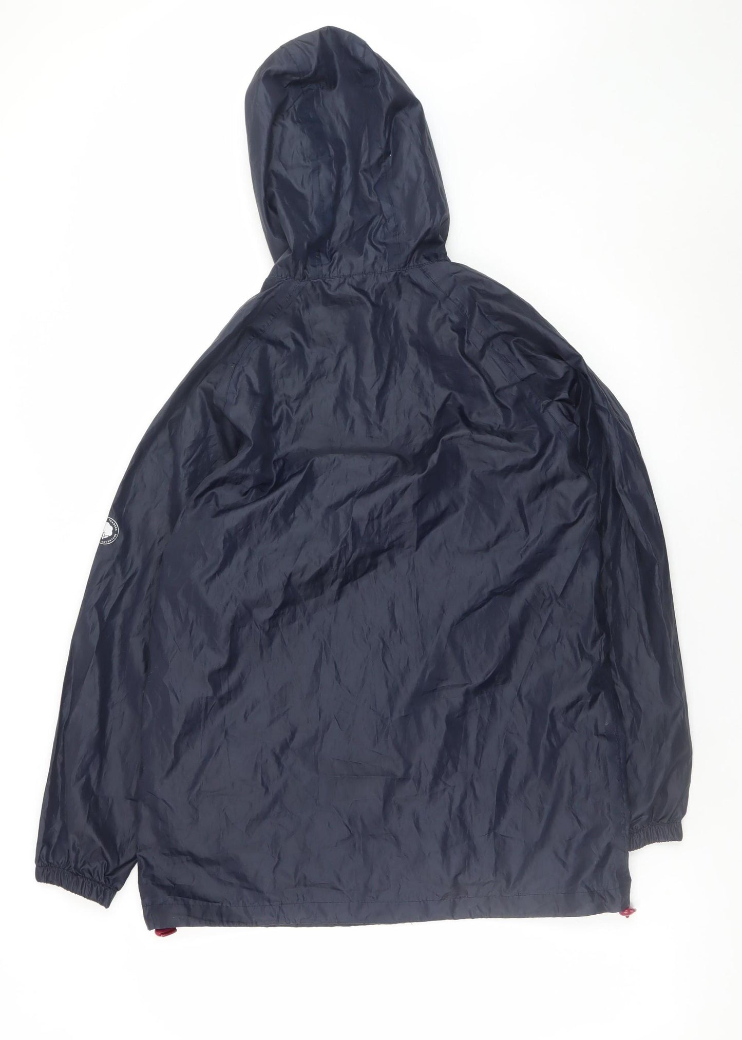 Cotton Traders Men's Blue XS Lightweight Hooded Windbreaker Jacket