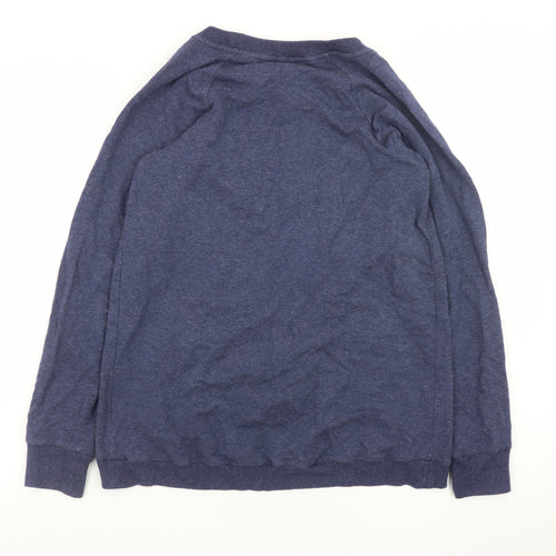 Seraphine Womens Blue Wrap Maternity Sweatshirt XS Viscose Blend