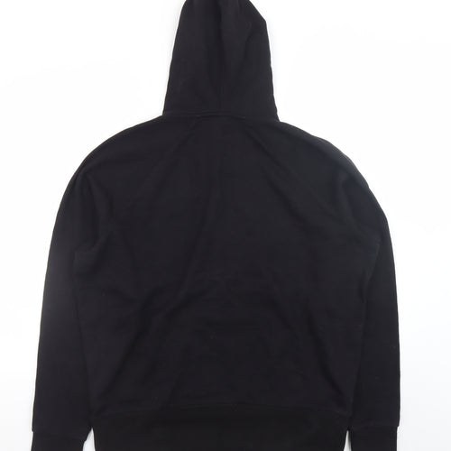 Collusion Men's Black Pullover Hoodie Size S Logo Fleece