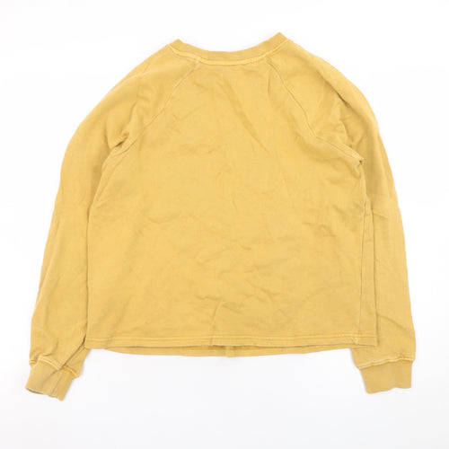 Disney Womens Yellow Chip 'n' Dale Pullover Sweatshirt UK S
