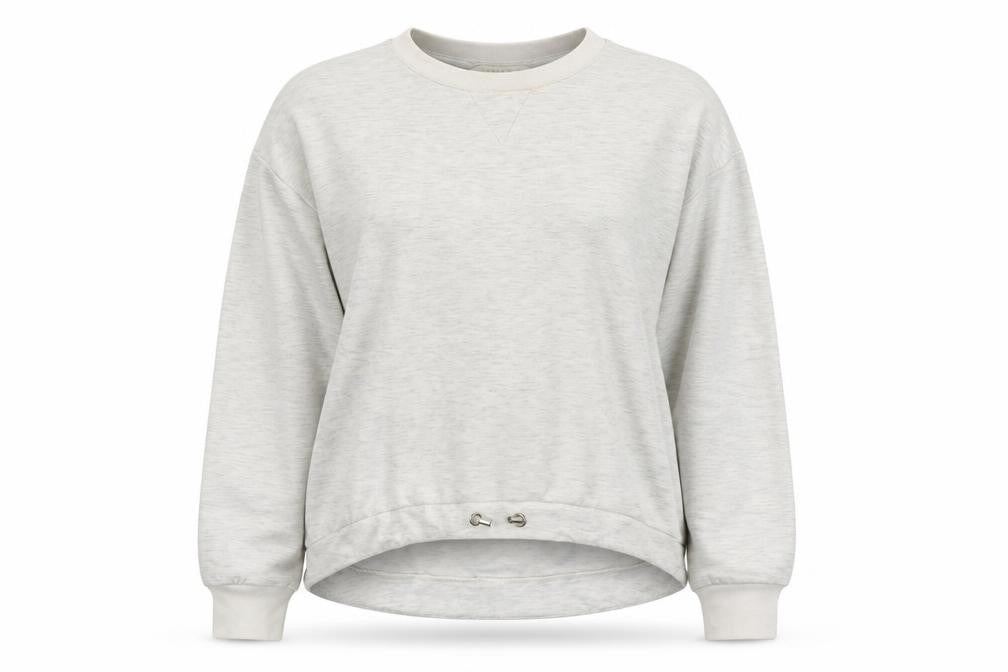 Ted Baker Women Grey Pullover Sweatshirt Size 10 Viscose Blend
