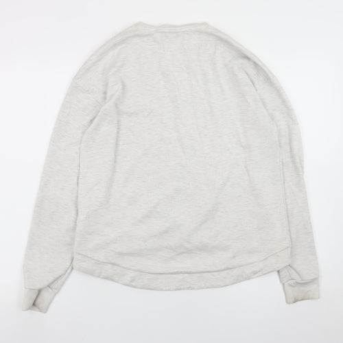 Ted Baker Women Grey Pullover Sweatshirt Size 10 Viscose Blend