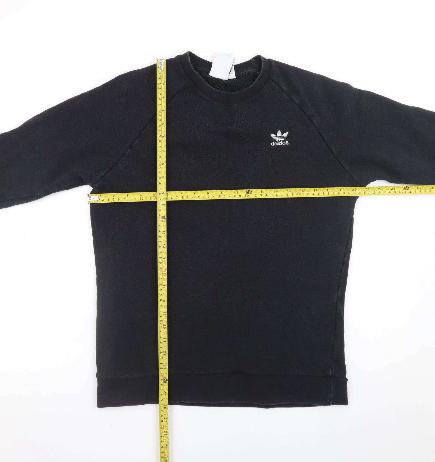 Adidas Men's Black Crew Neck Pullover Sweatshirt Size M