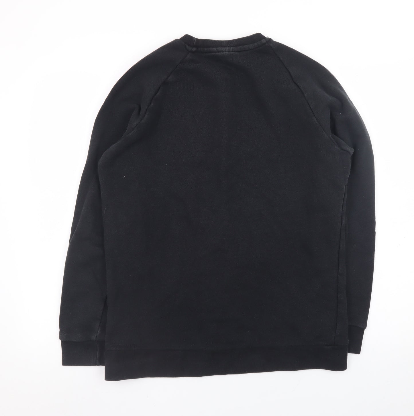 Adidas Men's Black Crew Neck Pullover Sweatshirt Size M