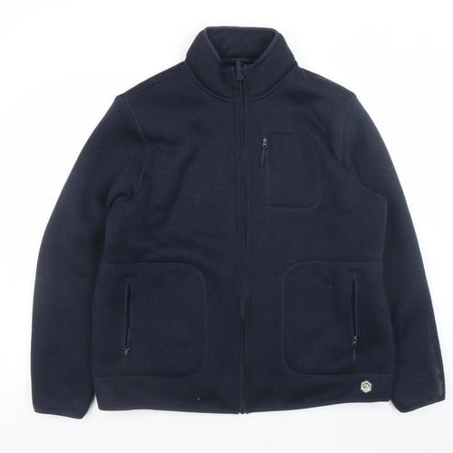 Marks and Spencer Men’s Blue XL Full Zip Fleece Jacket