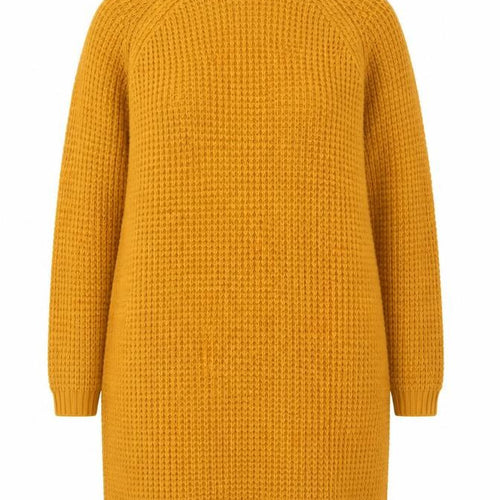 Chemistry Women’s Yellow Knit Jumper Dress XL Roll Neck