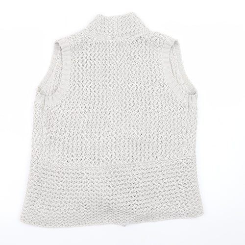 Marks and Spencer Women's Grey Sleeveless Knit Vest UK 12