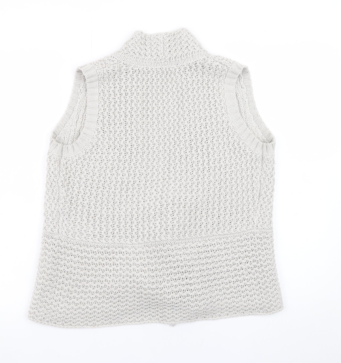 Marks and Spencer Women's Grey Sleeveless Knit Vest UK 12