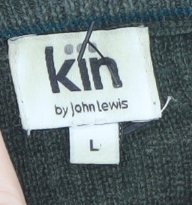 Kin by John Lewis Men’s Green Wool Crew Neck Pullover Jumper L