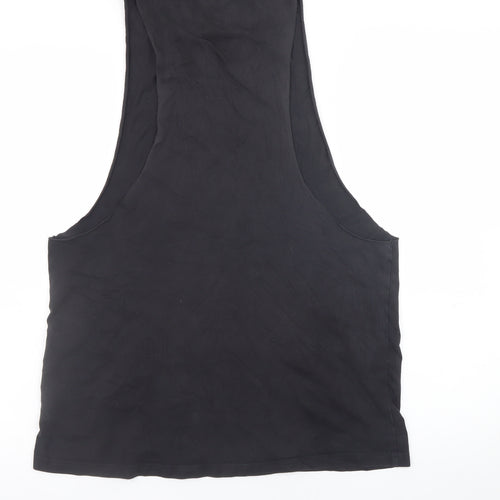 Gymshark Men’s Black Sleeveless Crew Neck Athletic T-Shirt M