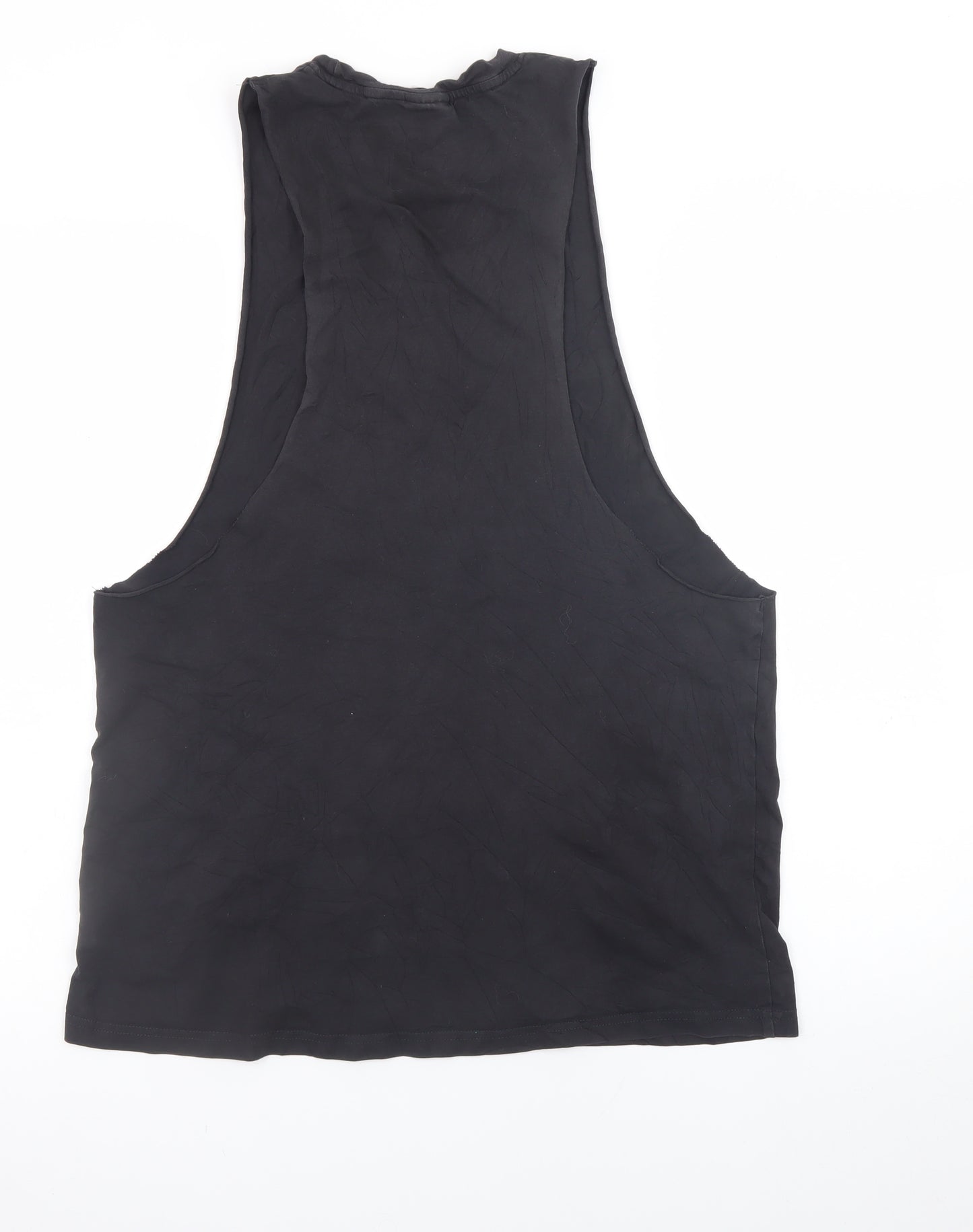 Gymshark Men’s Black Sleeveless Crew Neck Athletic T-Shirt M