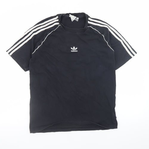 Adidas Men's Black Short Sleeve Crew Neck Cotton T-Shirt Size S