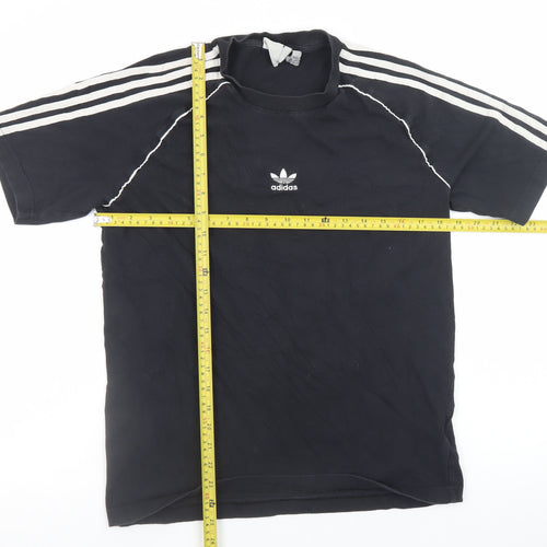 Adidas Men's Black Short Sleeve Crew Neck Cotton T-Shirt Size S