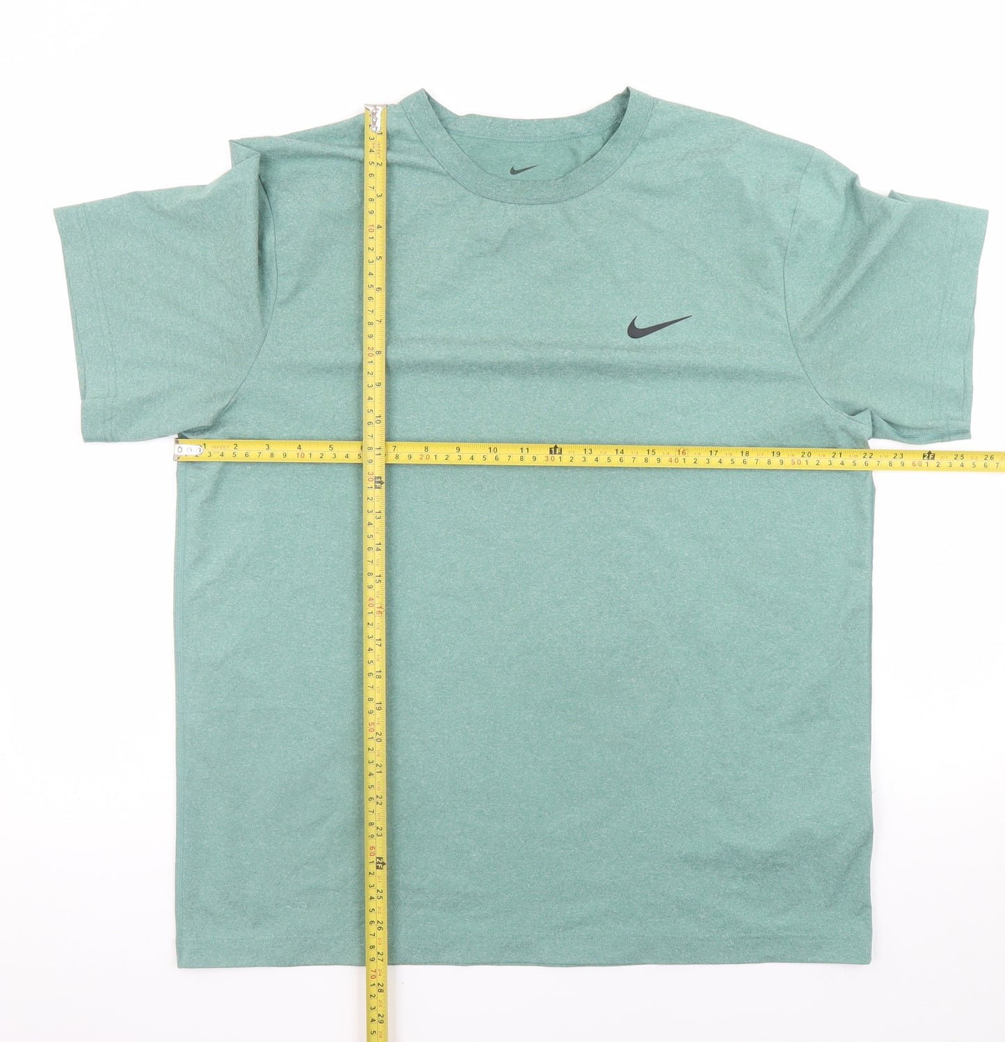 Nike Men’s Green Dri-Fit Short Sleeve Crew Neck Sports T-Shirt L