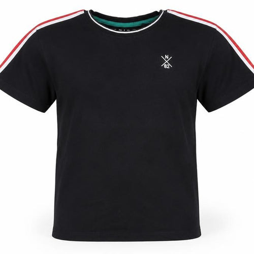 Next Boys Black Short Sleeve Crew Neck Cotton T-Shirt 11 Years