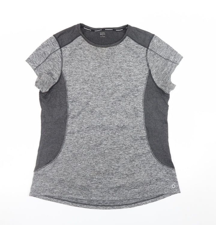 Marks and Spencer Women’s Grey Colourblock Sports T-Shirt Size 16