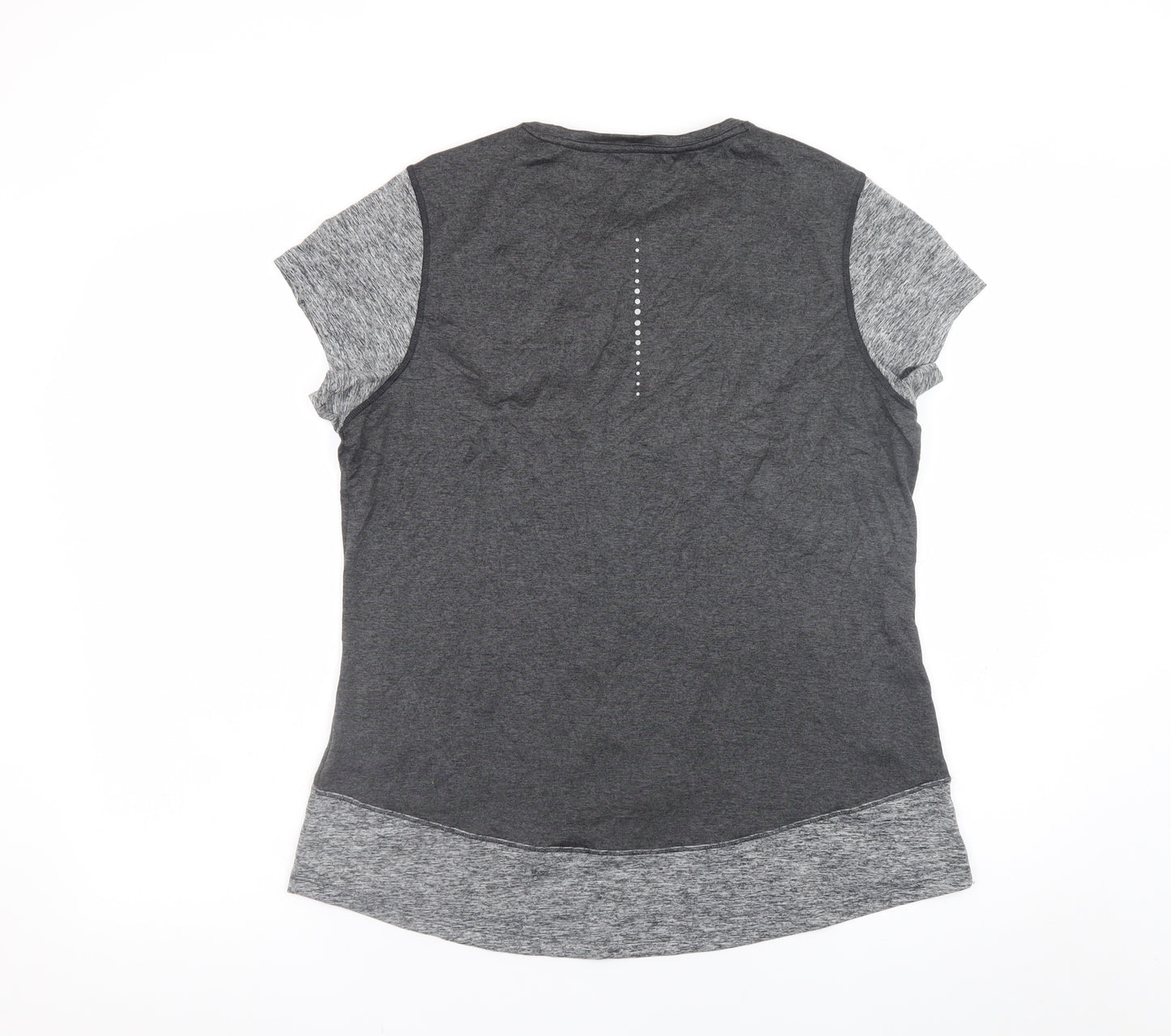 Marks and Spencer Women’s Grey Colourblock Sports T-Shirt Size 16