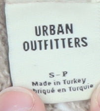Urban Outfitters Women's Beige Open Knit Pullover Jumper Size S