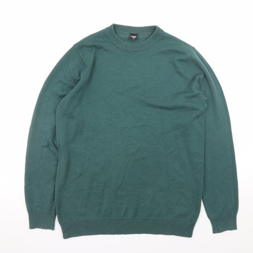Cotton Traders Men’s Green Crew Neck Pullover Jumper Size S