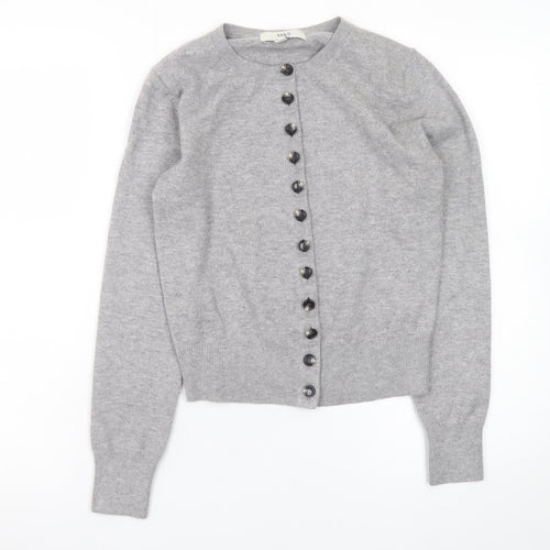 Marks and Spencer Women's Grey XS Cardigan Wool Blend