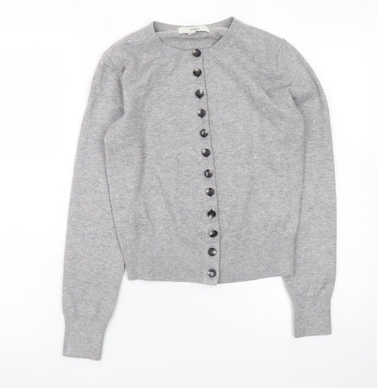 Marks and Spencer Women's Grey XS Cardigan Wool Blend