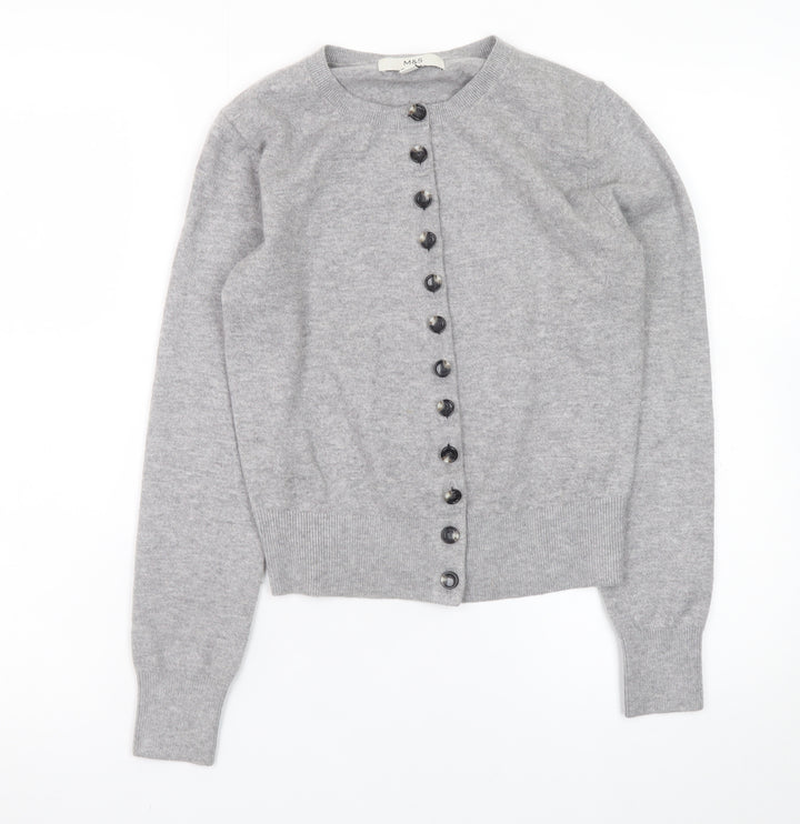 Marks and Spencer Women's Grey XS Cardigan Wool Blend