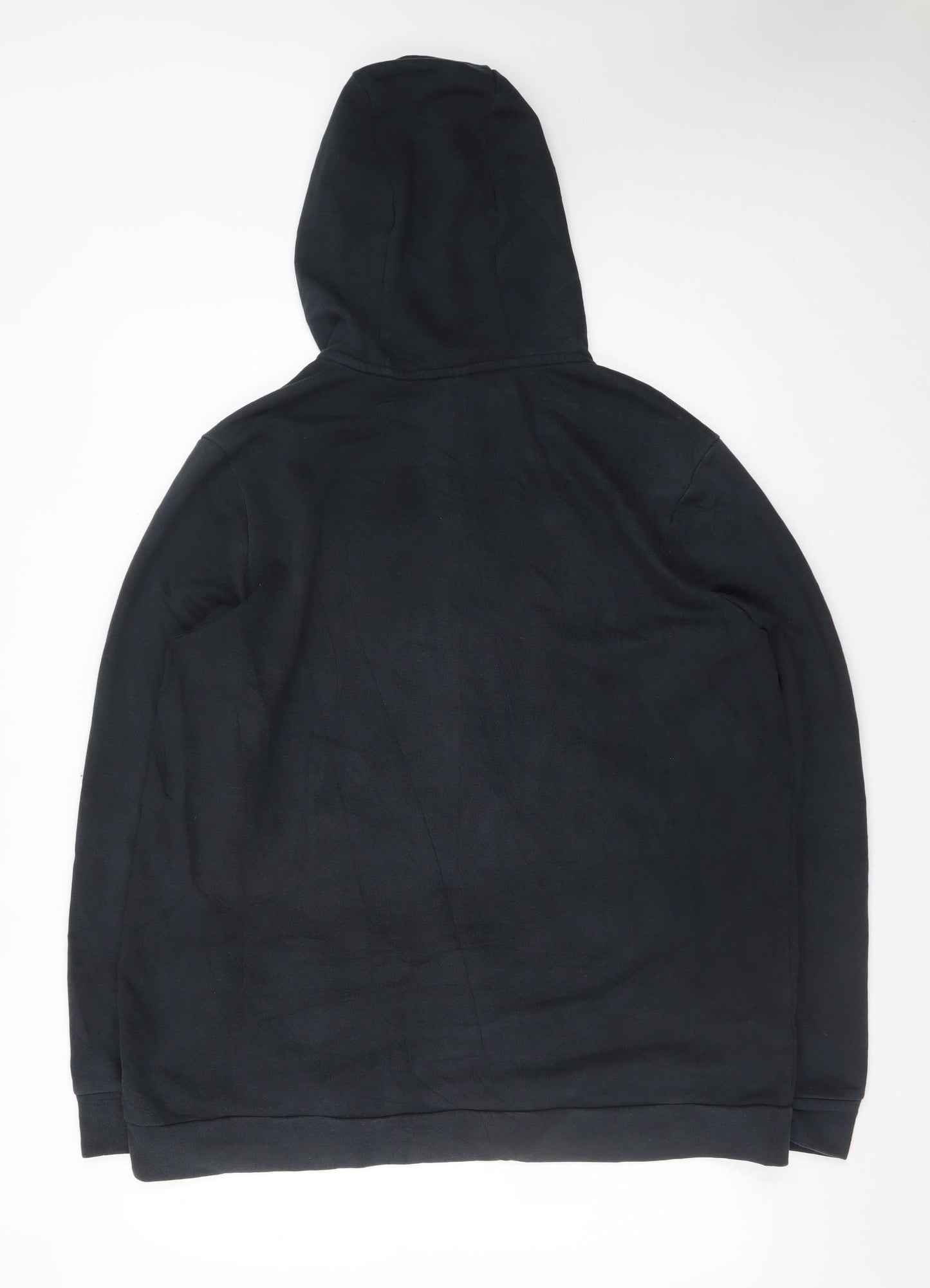 Nike Men's Black Full Zip Hoodie L Dri-FIT Sports Fleece