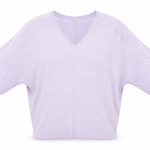 Next Women’s Lilac V-Neck Relaxed Fit Jumper Size M