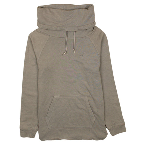 Nike Mens Beige Pullover Hoodie Size XS Fleece Sportswear