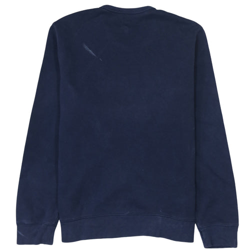 GAP Men's Blue Logo Pullover Sweatshirt Size M Crew Neck Fleece