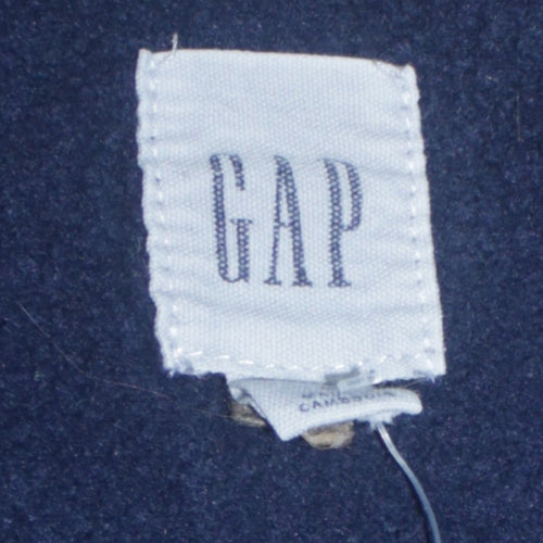 GAP Men's Blue Logo Pullover Sweatshirt Size M Crew Neck Fleece