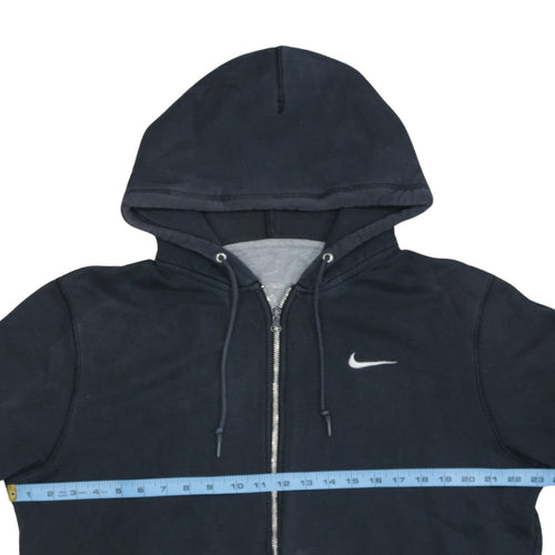 Nike Men's Black Full Zip Hoodie Size M Regular Fit