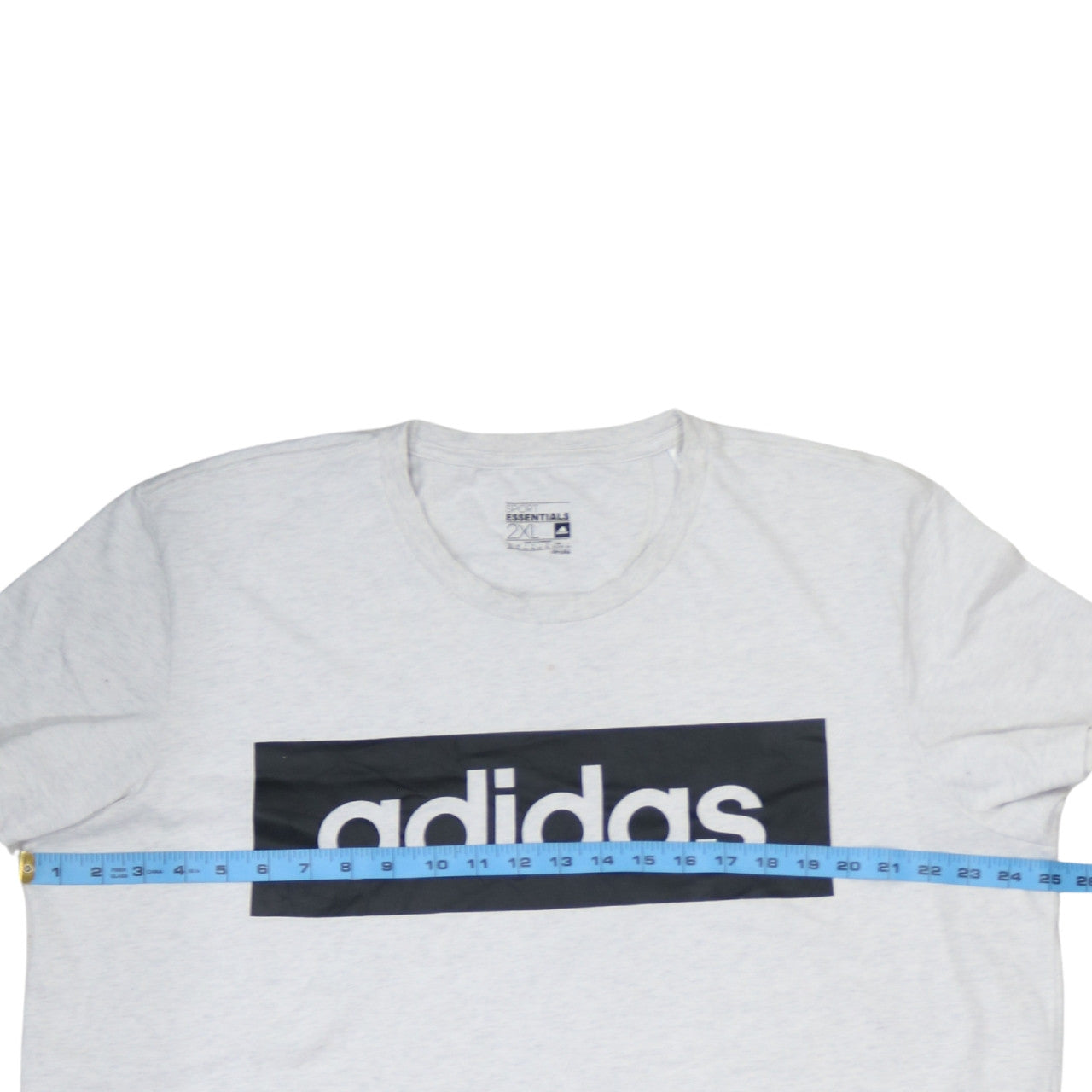 adidas Men’s Grey 2XL Sports Essentials Crew Neck T-Shirt