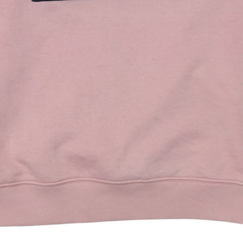 Tommy Jeans Women's Pink Cotton Crew Neck Sweatshirt Size S