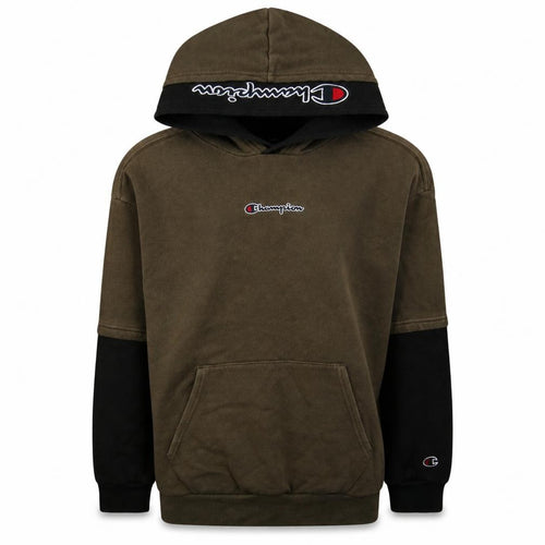Champion Boys Brown Pullover Hoodie 13-14 Years Logo Hooded Sweatshirt