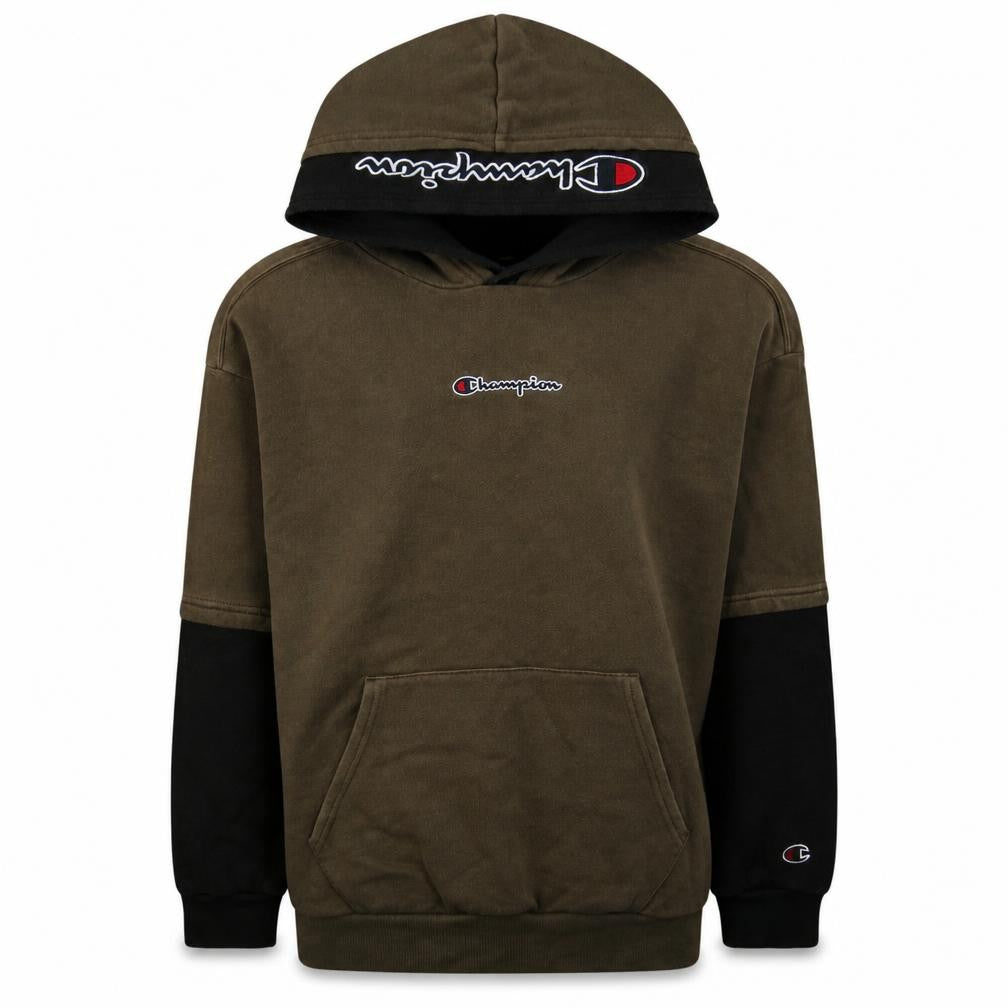 Champion Boys Brown Pullover Hoodie 13-14 Years Logo Hooded Sweatshirt