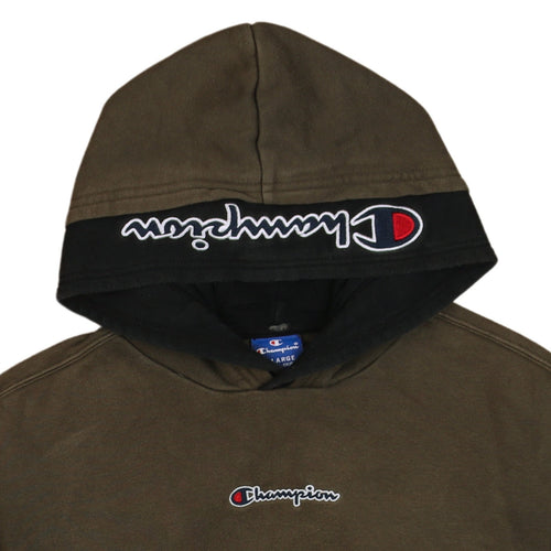 Champion Boys Brown Pullover Hoodie 13-14 Years Logo Hooded Sweatshirt
