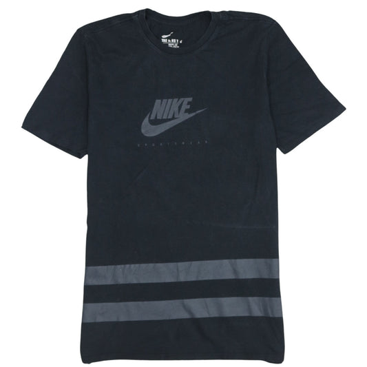 Nike Men's Black Crew Neck Athletic Fit T-Shirt Size M