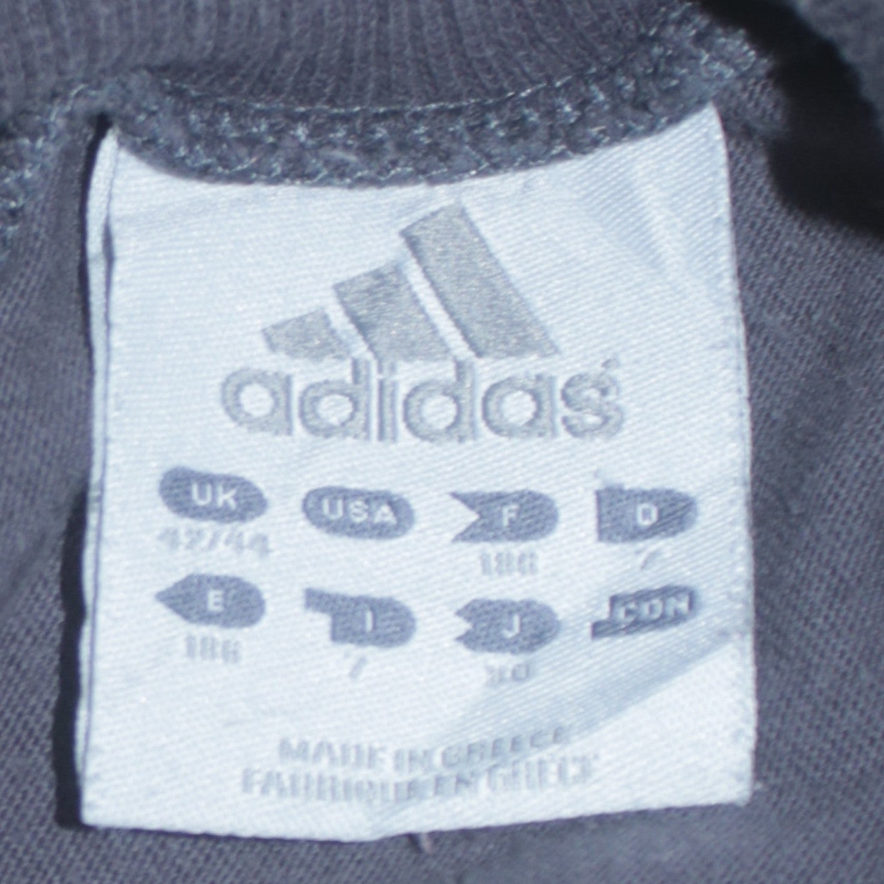 Adidas Men's Grey Mock Neck Long Sleeve Pullover Sweatshirt L